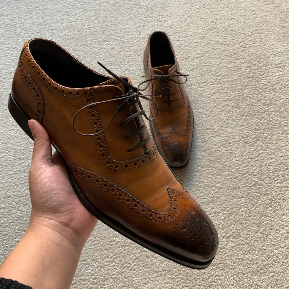 men’s To Boot New York leather oxford shoes
